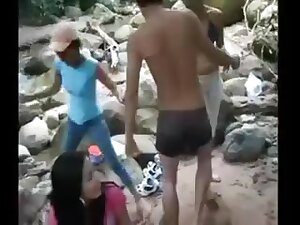 Collage Angels N Lads Outdoor Group Sex