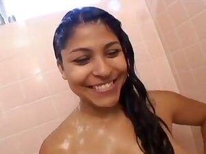 Showering Sweetheart Takes An Ass Fuck