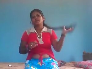 Indian junior couple - energetic sex act