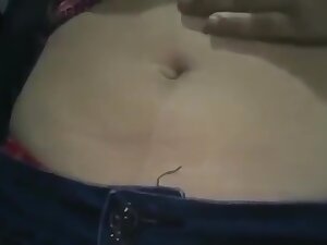 Amateur Fetish - Sexy Girl Navel Belly Button Injection