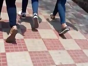 Indian Girl Tight Jeans Butt