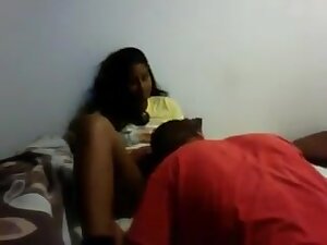 Desi chick lets her Friend eat her pussy