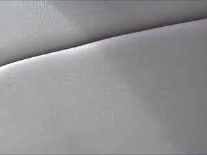 Busty Indian girlfriend sucking my cock in car