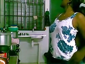 She always turns me on when she is in the kitchen busy