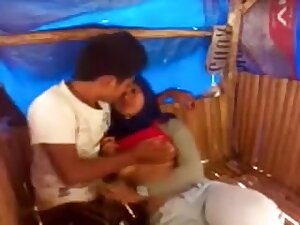 Malay Angel Enjoying Sex With Boyfriend In a Hut