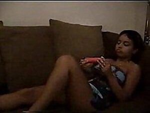 Indian Girl Playing