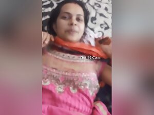 Today Exclusive- Hot Look Desi Wife Hard Fucked By Hubby Part 1