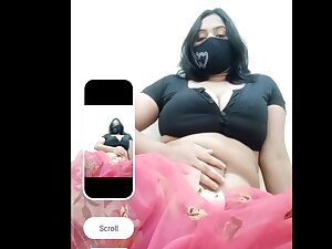 Indian New Married Bhabhi Sexy Video Call His Husband