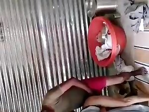 Dehati Local Majuli Village Chudai In Tin Shed