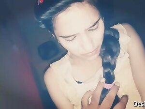 Sexy Look Indian Girl Boob Pressing And Ridding Lover Dick