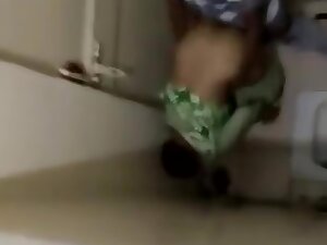 Desi Guy Caught Fucking A Randi In Toilet