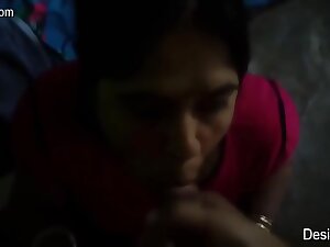 Today Exclusive- Horny Desi Bhabhi Blowjob