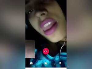 Today Exclusive- Horny Varsha Bhabhi Showing Her Boobs And Pussy On Video Call Part 1