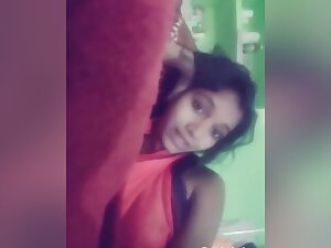 Exclusive- Cute Look Desi Girl Showing Her Boobs And Pussy