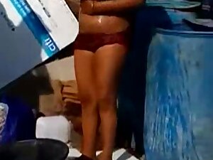 Bathing Village Girl Video