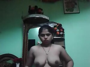 Mature Desi Village Housewife Showing Her Fat Shaved Pussy