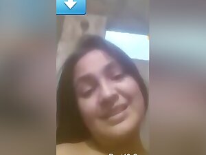 Today Exclusive-hot Look Desi Girl Mitali Showing Her Boob And Pussy On Video Call Part 3