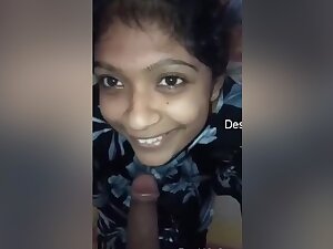 Today Exclusive- Cute Lankan Girl Blowjob