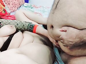 Desi Catches Stepson Masturbating On Her Bra Panty Than Helping Him To Cum With Hindi Voice