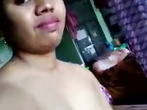 Bangla Bogura Aunty Self-exploration Selfie