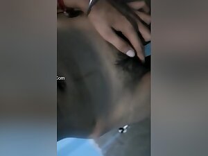 Today Exclusive- Village Girl Showing Her Boobs And Pussy