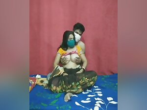 Today Exclusive- Hubby Play With Wife Boobs