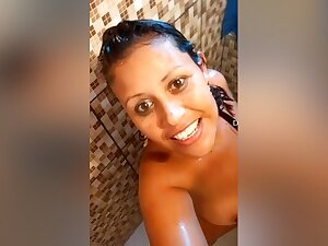 Horny Nri Girl Bathing