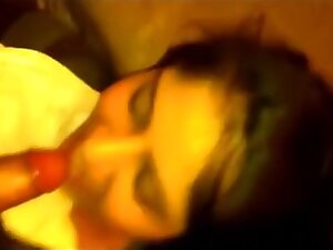 Indian legal age teenager cum in face hole