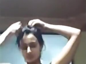 Arabian gal boob wazoo shaking stomach dance