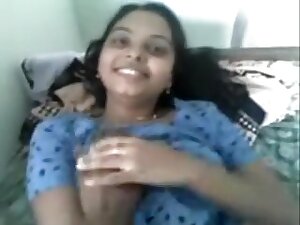 Desi Man Playing With Gf Boobs