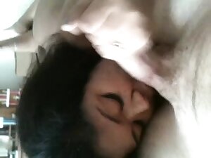 Giving my fwb a blowjob
