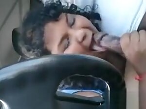Fat Indian Sucking On A Cock In The Car