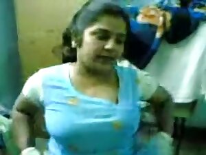 Aunty stripping to show her pantoons