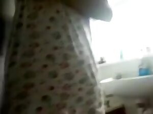 Indian immature in shower