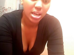 UK NRI Girl Cleavage Show