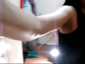 Amateur sees herself nude on TV