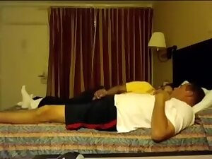 Aunty Giving Cook Jerking to Boss Cock