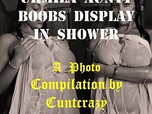Busty Urmila aunty displays her big boobs in shower at Bhabhi Sex Tube