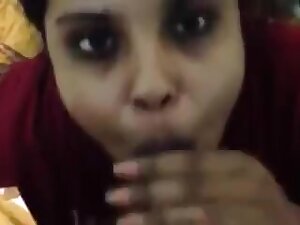 Horny aunty blowjob