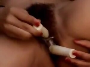 HOT Indian Lesbians Play With Dildos & Eachother ( Anal )